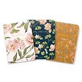 GraceLaced Lined Notebooks, Set of 3, Rejoice, Pray, Give