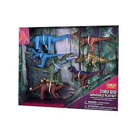Wild Republic Moveable Dinosaur Set