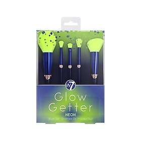 W7 Glow Getter Neon Makeup Brush Set