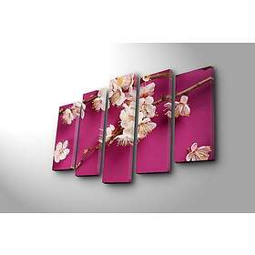 Dekorativ Canvastavla 5-Delar 70x19 cm Flerfärgad 237HRZ4254