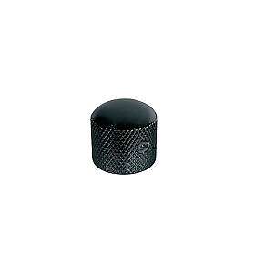 Boston Potiknopf, Dome Knob, Metall, Schwarz