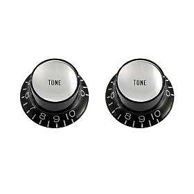 Black Allparts Reflector Knobs Tone