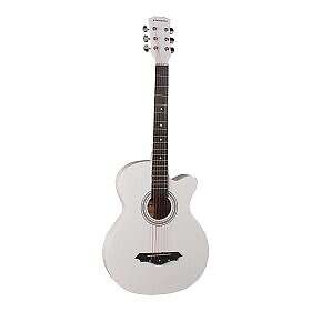 Norfolk STARTER WH stålsträngad gitarr vit
