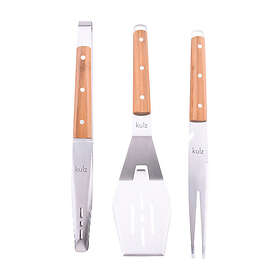 Kulz KUBBQTS06 GRILLVERKTYG BAMBU, 3 ST