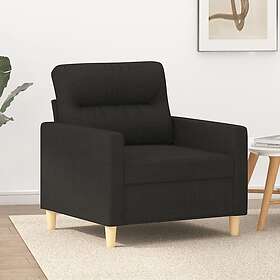 vidaXL Fåtölj svart 60 cm tyg 359223