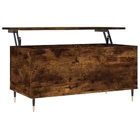 vidaXL Soffbord rökfärgad ek 90x44.5x45 cm konstruerat trä 830969