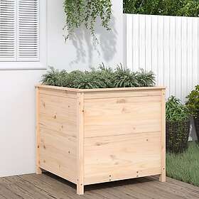 vidaXL Odlingslåda 82,5x82,5x78 cm massiv furu 825303