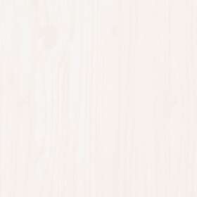 vidaXL Odlingslåda vit 83x83x27 cm massiv furu 823879