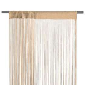 vidaXL Trådgardiner 2 st 140x250 cm beige 132405