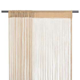 vidaXL Trådgardiner 2 st 100x250 cm beige 132404