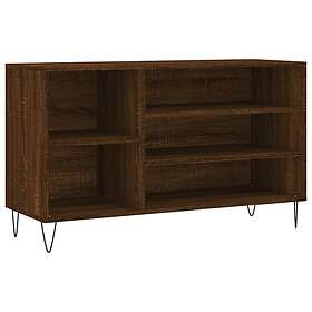 vidaXL Skoskåp brun ek 102x36x60 cm konstruerat trä 831419