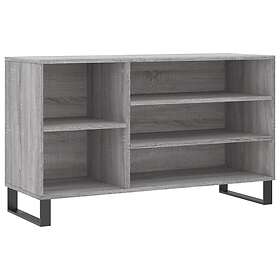 vidaXL Skoskåp grå sonoma 102x36x60 cm konstruerat trä 831426