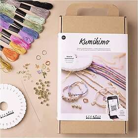 Creativ Company Vänskapsarmband Start DIY Kit Kumihimo Kumihimo, Vänskapsarmband, 1 förp. 977549