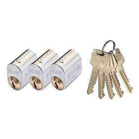 Miller's Miller`s Cylinder 71237 Oval 3 lås 5 nycklar 400411336