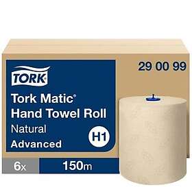 TORK Pappershandduk H1 Matic Adv 2-lg Natur 210mm x 150m
