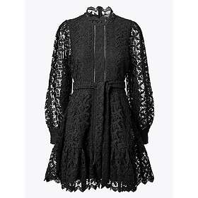 Selected Femme Silja Long Sleeve Embroidery Short Dress