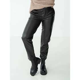 Selected Femme Marie Mid Waist Leather Pants (Dame)