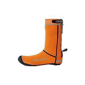 Sealskinz Hempton All Weather Closed-Sole Cycle Overshoe, Naranja, Medium