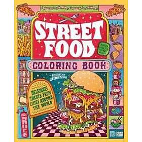 Street Food Coloring Book