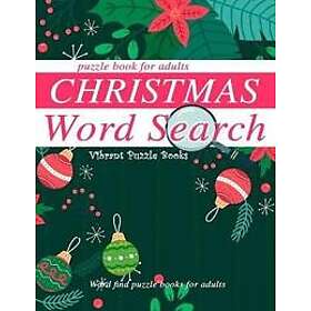 Christmas word search puzzle book for adults.