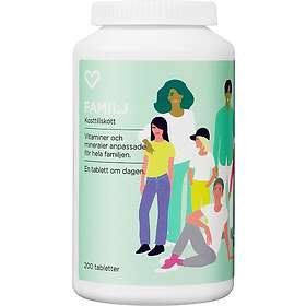 Hjärtats Multivitamin Familj Tablett 200st