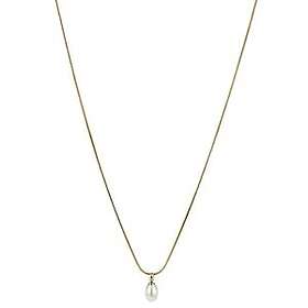 Astrid och Agnes Palma Singel kort halsband guld