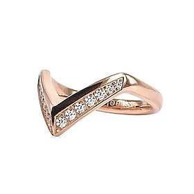Astrid & Agnes Valentina stone rosé ring