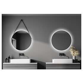 Allejaure Speil 80 cm Rund Vit 50271