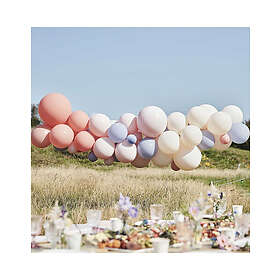 Blush, Naken och Blue Balloon Arch Set