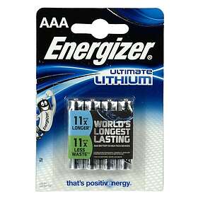 Energizer ULTIMATE LITHIUM AAA 4-PACK