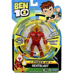 Ben 10 Deluxe Power Up Heatblast Action Figur
