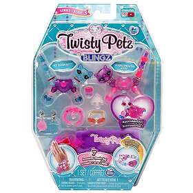 Princess Twisty Petz Blingz Series 3 Ice Queen Kitty & Purple Kitty