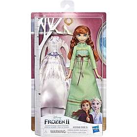 Disney Frozen 2 Arendelle Fashions Anna Docka med 2 Outfits