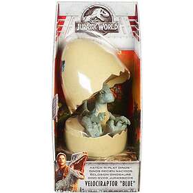 Jurassic World Hatch 'N Play Dinos Velociraptor Blue Figure