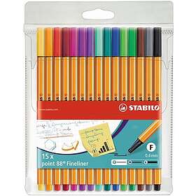 Stabilo Fineliner 15-pack