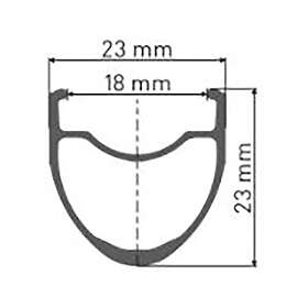 DT Swiss P 1800 Spline 23 Tubeless Road Rear Wheel Svart 5 x 130 mm Sram XDR