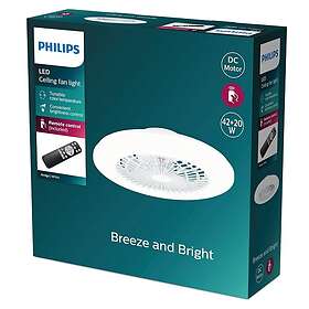 Philips Amigo takfläkt med LED-belysning