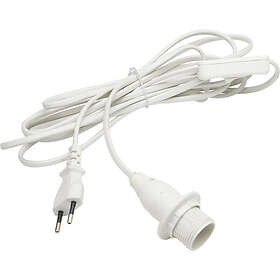 4M Sladdställ brytare E14 vit