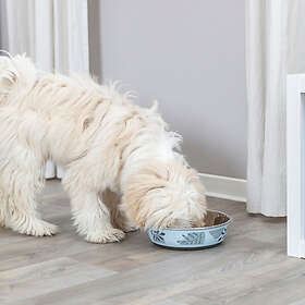 Trixie Hundmatskål Non-Slip Blå med Blommor (M)