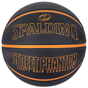 Spalding Street Phantom Black/Orange Basketball sz 7