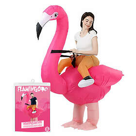 Flamingo Uppblåsbar Maskeraddräkt