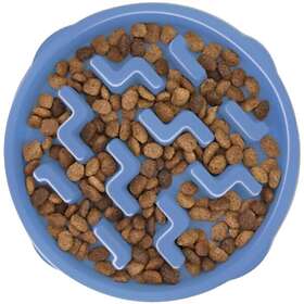 Outward Hound Fun Feeder Slo-Bowl Blue Small 20,5x5cm