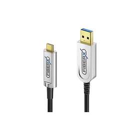 PureLink FiberX Series FX-I530 USB Type-C-kabel USB-C till USB Typ A 10 m
