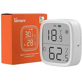 Sonoff Zigbee 3.0 Temperatur och Luftfuktighetsensor med LCD