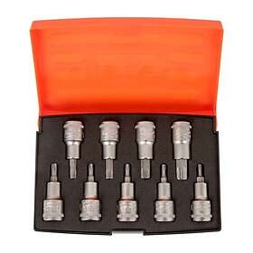 Bahco Bitshylssats 1/2" torx 9 delar