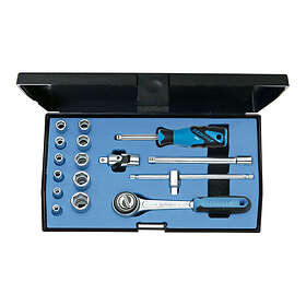 Gedore Hylsnyckelsats 1/4" Nr. 20 EMU-3 16-Delar