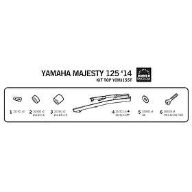 Shad Top Master Rear Fitting Yamaha Majesty 125/majesty 125s/smax 155 Svart