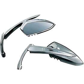 Kuryakyn Silver Scythe Rearview Mirrors Set