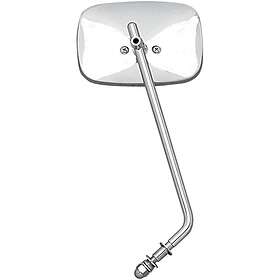 Drag Specialties Low Raider 3.5´´x5´´ Rearview Mirrors Set Silver