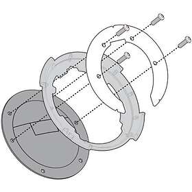 Givi Tanklock Fitting Flange Aprilia/benelli/mv Augusta/triumph Svart